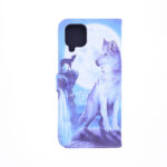 Boekhoesje met print geschikt voor Samsung Galaxy A42 - Wolf