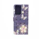 Boekhoesje met print geschikt voor Samsung Galaxy S21 Ultra - Butterflies And Flowers 3D