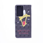 Boekhoesje met print geschikt voor Samsung Galaxy S21 Ultra - Don't Touch My Phone Duck 3D