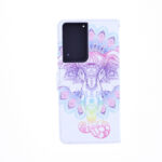 Boekhoesje met print geschikt voor Samsung Galaxy S21 Ultra - Elephant 3D