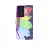 Boekhoesje met print geschikt voor Samsung Galaxy S21 Ultra - Flower 3D