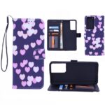 Boekhoesje met print geschikt voor Samsung Galaxy S21 Ultra - Hearts