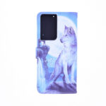 Boekhoesje met print geschikt voor Samsung Galaxy S21 Ultra - Wolf