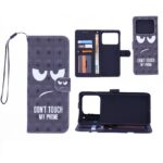 Boekhoesje met print geschikt voor Xiaomi Mi 11 Ultra - Don't Touch My Phone 3D