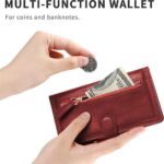 Hoesje geschikt voor Samsung Galaxy S21 Ultra Book case met ritssluiting van LuxeBass - Flipcover - Magnetisch - 5 kaarten houder - Rood