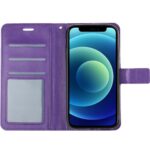 Boekhoesje geschikt voor iPhone 12 / 12 Pro - Paars