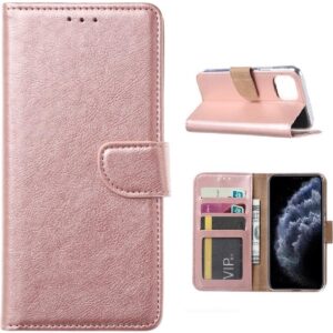 Boekhoesje geschikt voor iPhone 12 Mini - Rose Goud