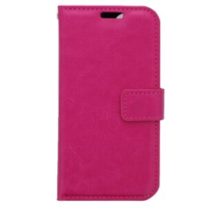 Boekhoesje geschikt voor iPhone 12 Mini - Roze