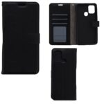 Boekhoesje geschikt voor Samsung Galaxy A21s  - Zwart