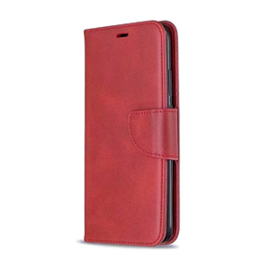 Telefoon Wallet Bookcase geschikt voor Huawei Mate 30 Lite-Portemonnee telefoonhoesje voor Bankpassen-Kunstleer-Siliconen Houder-Magnetische sluiten- Rood