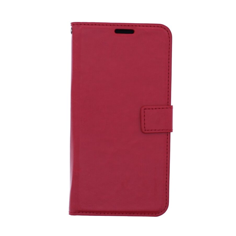 Telefoon Wallet Bookcase geschikt voor Huawei P40 Lite E-Portemonnee telefoonhoesje voor Bankpassen-Kunstleer-Siliconen Houder-Magnetische sluiten- Rood