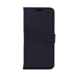 Telefoon Wallet Bookcase geschikt voor Huawei P40 Lite E-Portemonnee telefoonhoesje voor Bankpassen-Kunstleer-Siliconen Houder-Magnetische sluiten- Zwart