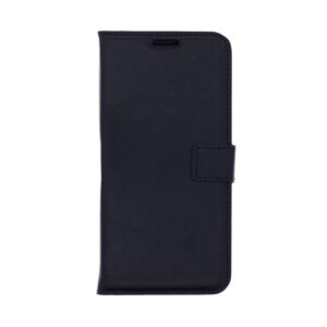 Telefoon Wallet Bookcase geschikt voor Huawei P40 Lite E-Portemonnee telefoonhoesje voor Bankpassen-Kunstleer-Siliconen Houder-Magnetische sluiten- Zwart