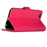 Telefoon Wallet Bookcase geschikt voor iPhone 5 / 5C / 5S / SE - Portemonnee telefoonhoesje voor Bankpassen - Kunstleer - Siliconen Houder - Magnetische sluiten- Roze