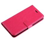 Telefoon Wallet Bookcase geschikt voor iPhone 5 / 5C / 5S / SE - Portemonnee telefoonhoesje voor Bankpassen - Kunstleer - Siliconen Houder - Magnetische sluiten- Roze