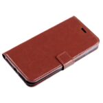 Telefoon Wallet Bookcase geschikt voor iPhone 6 / iPhone 6S - Portemonnee telefoonhoesje voor Bankpassen - Kunstleer - Siliconen Houder - Magnetische sluiten - Bruin