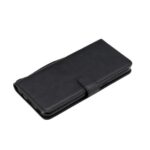 Telefoon Wallet Bookcase geschikt voor LG V60 ThinQ-Portemonnee telefoonhoesje voor Bankpassen-Kunstleer-Siliconen Houder-Magnetische sluiten- Zwart