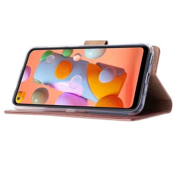 Telefoon Wallet Bookcase geschikt voor Motorola Moto G5s Plus - Portemonnee telefoonhoesje voor Bankpassen - Kunstleer - Siliconen Houder - Magnetische sluiten- Rose goud