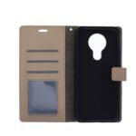 Telefoon Wallet Bookcase geschikt voor Nokia 5.3-Portemonnee telefoonhoesje voor Bankpassen-Kunstleer-Siliconen Houder-Magnetische sluiten- Goud