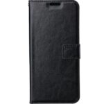 Telefoon Wallet Bookcase geschikt voor Nokia X10 ? Portemonnee telefoonhoesje voor Bankpassen ? Hoesje voor Nokia X10 ? Kunstleer ? Siliconen Houder ? Magnetische sluiten- Zwart