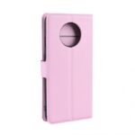 Telefoon Wallet Bookcase geschikt voor OnePlus 7T - Portemonnee telefoonhoesje voor Bankpassen - Kunstleer - Siliconen Houder - Magnetische sluiten - Rose goud