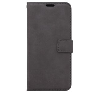 Telefoon Wallet Bookcase geschikt voor Oppo A52 / A72 / A92 ? Portemonnee telefoonhoesje voor Bankpassen ? Hoesje voor Oppo A52 / A72 / A92 ? Kunstleer ? Siliconen Houder ? Magnetische sluiten- Zilver