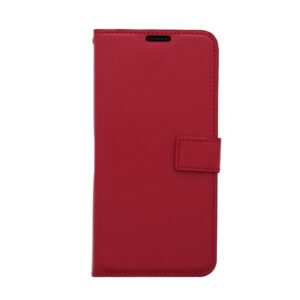 Telefoon Wallet Bookcase geschikt voor Oppo A53 / Oppo A53S - Portemonnee telefoonhoesje voor Bankpassen - Oppo A53S - Kunstleer - Siliconen Houder - Magnetische sluiten- Rood