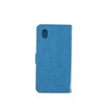 Telefoon Wallet Bookcase geschikt voor Samsung Galaxy A01 Core ? Portemonnee telefoonhoesje voor Bankpassen ? Hoesje voor Samsung Galaxy A01 Core ? Kunstleer ? Siliconen Houder ? Magnetische sluiten- Turquoise