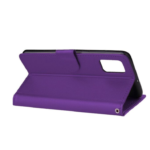 Telefoon Wallet Bookcase geschikt voor Samsung Galaxy A10s-Portemonnee telefoonhoesje voor Bankpassen-Kunstleer-Siliconen Houder-Magnetische sluiten- Paars