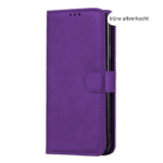 Telefoon Wallet Bookcase geschikt voor Samsung Galaxy A10s-Portemonnee telefoonhoesje voor Bankpassen-Kunstleer-Siliconen Houder-Magnetische sluiten- Paars