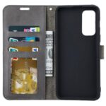 Telefoon Wallet Bookcase geschikt voor Samsung Galaxy A22 4G - Portemonnee telefoonhoesje voor Bankpassen - Kunstleer - Siliconen Houder - Magnetische sluiten - Grijs