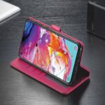 Telefoon Wallet Bookcase geschikt voor Samsung Galaxy A22 4G - Portemonnee telefoonhoesje voor Bankpassen - Kunstleer - Siliconen Houder - Magnetische sluiten - Roze