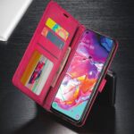 Telefoon Wallet Bookcase geschikt voor Samsung Galaxy A22 4G - Portemonnee telefoonhoesje voor Bankpassen - Kunstleer - Siliconen Houder - Magnetische sluiten - Roze
