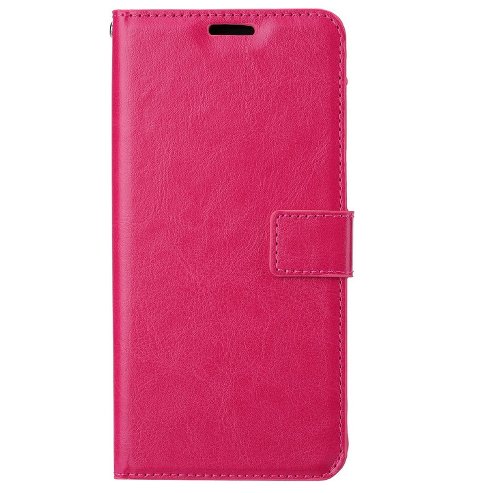 Telefoon Wallet Bookcase geschikt voor Samsung Galaxy A22 4G - Portemonnee telefoonhoesje voor Bankpassen - Kunstleer - Siliconen Houder - Magnetische sluiten - Roze