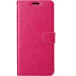 Telefoon Wallet Bookcase geschikt voor Samsung Galaxy A22 4G - Portemonnee telefoonhoesje voor Bankpassen - Kunstleer - Siliconen Houder - Magnetische sluiten - Roze