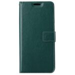 Telefoon Wallet Bookcase geschikt voor Samsung Galaxy A22 5G - Portemonnee telefoonhoesje voor Bankpassen - Kunstleer - Siliconen Houder - Magnetische sluiten - Groen