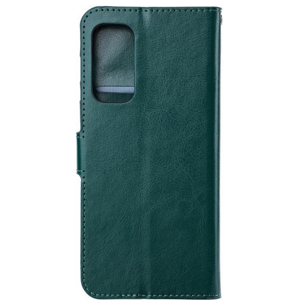 Telefoon Wallet Bookcase geschikt voor Samsung Galaxy A22 5G - Portemonnee telefoonhoesje voor Bankpassen - Kunstleer - Siliconen Houder - Magnetische sluiten - Groen