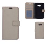 Telefoon Wallet Bookcase geschikt voor Samsung Galaxy A3 2017-Portemonnee telefoonhoesje voor Bankpassen-Kunstleer-Siliconen Houder-Magnetische sluiten- Goud