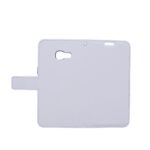 Telefoon Wallet Bookcase geschikt voor Samsung Galaxy A3 2017-Portemonnee telefoonhoesje voor Bankpassen-Kunstleer-Siliconen Houder-Magnetische sluiten- wit