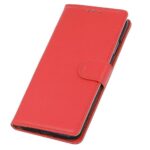 Telefoon Wallet Bookcase geschikt voor Samsung Galaxy A32 4G - Portemonnee telefoonhoesje voor Bankpassen - Hoesje voor Samsung Galaxy A32 4G - Kunstleer - Siliconen Houder - Magnetische sluiten-Rood