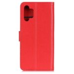 Telefoon Wallet Bookcase geschikt voor Samsung Galaxy A32 4G - Portemonnee telefoonhoesje voor Bankpassen - Hoesje voor Samsung Galaxy A32 4G - Kunstleer - Siliconen Houder - Magnetische sluiten-Rood