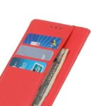 Telefoon Wallet Bookcase geschikt voor Samsung Galaxy A32 4G - Portemonnee telefoonhoesje voor Bankpassen - Hoesje voor Samsung Galaxy A32 4G - Kunstleer - Siliconen Houder - Magnetische sluiten-Rood