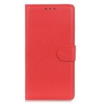 Telefoon Wallet Bookcase geschikt voor Samsung Galaxy A32 4G - Portemonnee telefoonhoesje voor Bankpassen - Hoesje voor Samsung Galaxy A32 4G - Kunstleer - Siliconen Houder - Magnetische sluiten-Rood