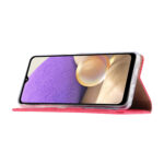 Telefoon Wallet Bookcase geschikt voor Samsung Galaxy A32 4G - Portemonnee telefoonhoesje voor Bankpassen - Hoesje voor Samsung Galaxy A32 4G - Kunstleer - Siliconen Houder - Magnetische sluiten- Roze