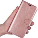 Telefoon Wallet Bookcase geschikt voor Samsung Galaxy A32 4G - Portemonnee telefoonhoesje voor Bankpassen - Kunstleer - Siliconen Houder - Magnetische sluiten- RoseGoud
