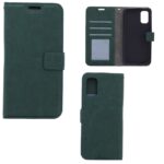 Telefoon Wallet Bookcase geschikt voor Samsung Galaxy A41 - Kunstleer ? Siliconen Houder ? Magnetische sluiten- Groen