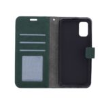 Telefoon Wallet Bookcase geschikt voor Samsung Galaxy A41 - Kunstleer ? Siliconen Houder ? Magnetische sluiten- Groen