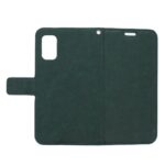 Telefoon Wallet Bookcase geschikt voor Samsung Galaxy A41 - Kunstleer ? Siliconen Houder ? Magnetische sluiten- Groen