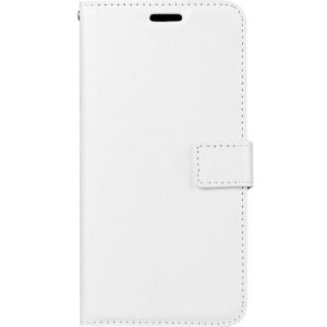 Telefoon Wallet Bookcase geschikt voor Samsung Galaxy A5 2016 - Portemonnee telefoonhoesje voor Bankpassen - Kunstleer - Siliconen Houder - Magnetische sluiten- Wit