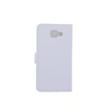 Telefoon Wallet Bookcase geschikt voor Samsung Galaxy A5 2017-Portemonnee telefoonhoesje voor Bankpassen-Kunstleer-Siliconen Houder-Magnetische sluiten- wit
